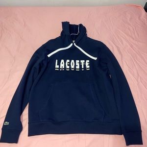 Lacoste Men Pullover Hoodie, size L